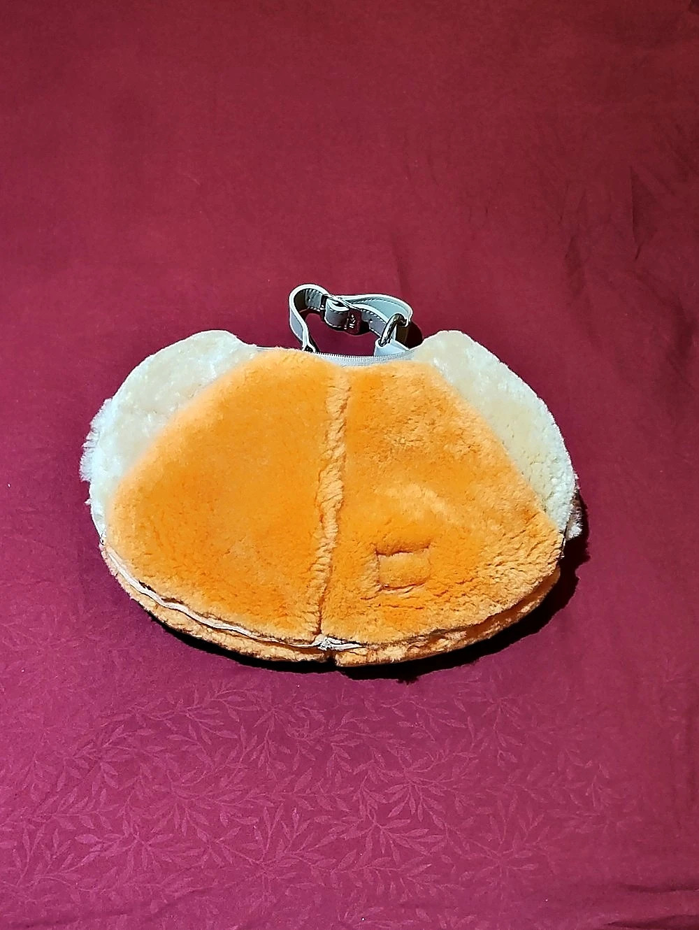 UGG Plush Orange & Cream Bag Charm